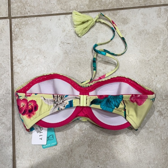 NWT Seafolly Wrap Front Bandeau Bikini Top 6 - Picture 6 of 7